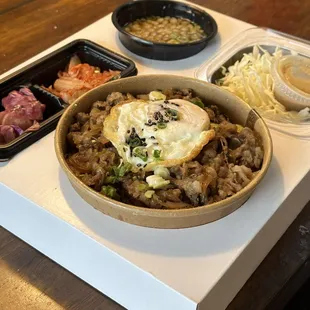 Beef brisket bowl