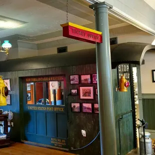 the interior of the store