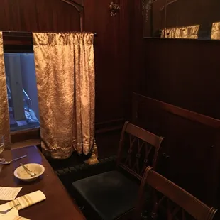 Private room for 4 or 5. Very cool!