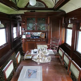 President Theodore Roosevelt&apos;s train car while touring the U.S.