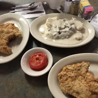 Fried Pork Chops (2 pc)