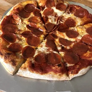 Pepperoni pizza