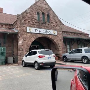 The front of the building!