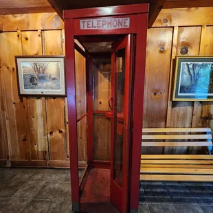 a phone booth