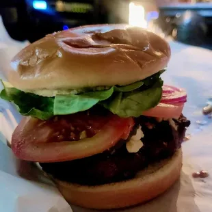 Black and Blue Burger