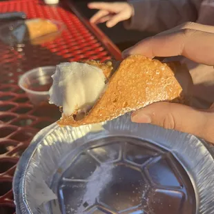 Cannolis 4 dollars each 2 for 7 dollars