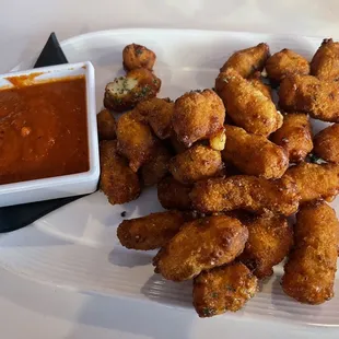 Beer battered cheese curds