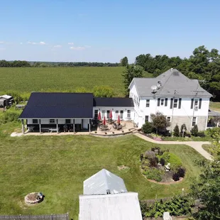 B&amp;B &amp; Gathering Room Aerial View