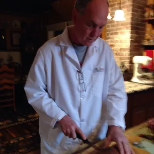 Prepared &amp; served by owners Tom &amp; Denise