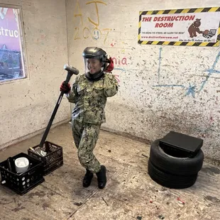 a pic before the stress relieving fun