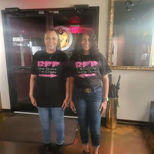 Me &amp; my baby sister ready to do some demo work!