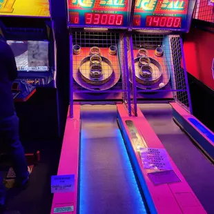 Got a pretty high score on Skee-Ball!