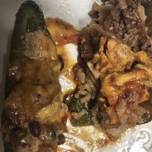 Jalapeños and poblanos.