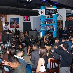 Getting the party started at The Deuce Bar!