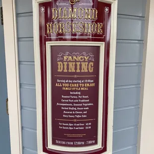 a sign for a restaurant