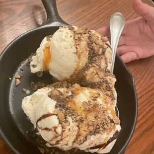 Dessert Cookie with ice cream