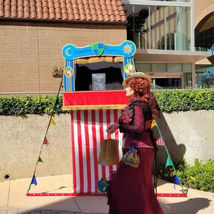 Punch and Judy puppet theater