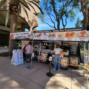 One of many food booths.  Must try!