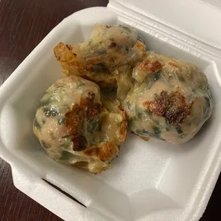 Pan-Fried Chicken Dumplings