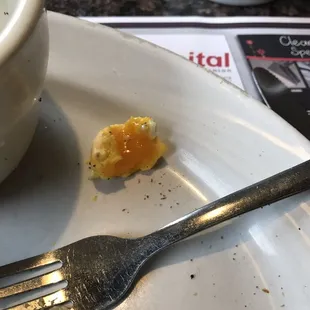 Supposed to be poached hard