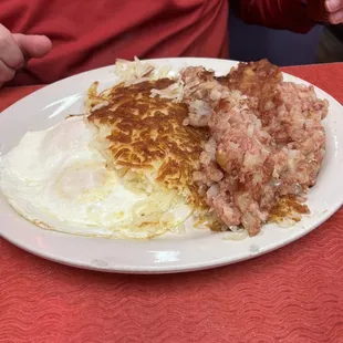 Corned beef hash. Yum!