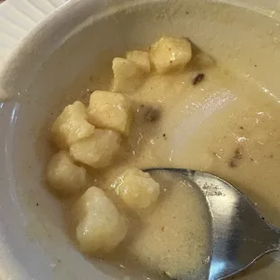 Yummy, made from scratch creamy potato soup. So flavorful!