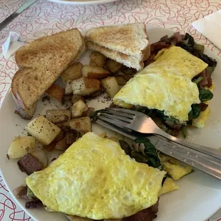 Veggie Omelet + bacon