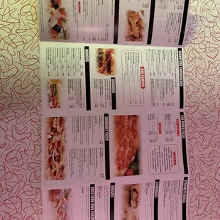 New menu