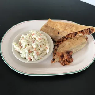 Bacon BBQ Chicken Wrap - Yum!