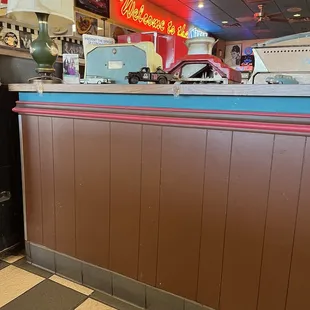 Inside the restaurant. Very nice!