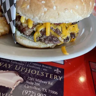 6-30-2022  bacon cheeseburger (shredded cheese)