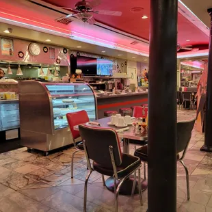 the interior of the restaurant