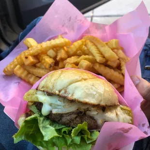 Green Chili Burger