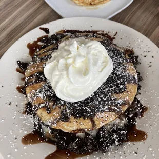 Chocolate chip pancakes