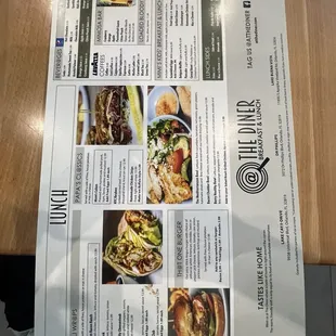 This is the First Watch menu  in Kissimmee Florida