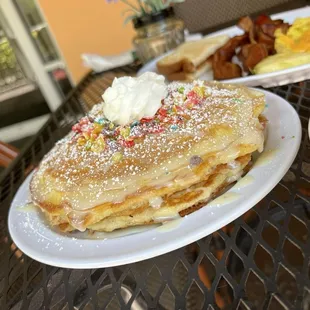 ENZO'S CEREAL PANCAKES- Fruity Pebbles