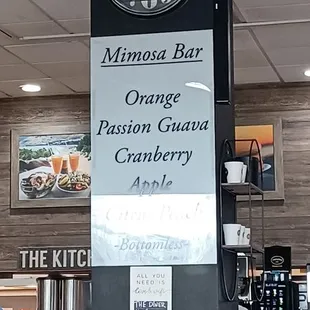 list of available mimosa flavors