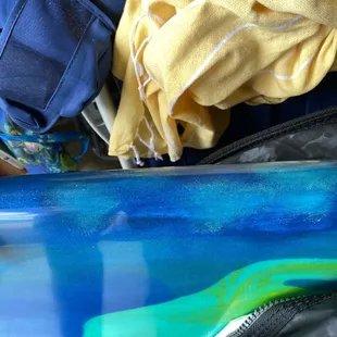 Another spot he fixed with color match