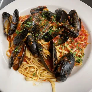 Mussels marinara