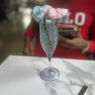 Cotton candy mimosas