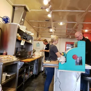 people in the kitchen