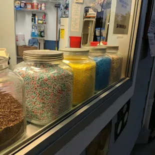 All the sprinkle choices