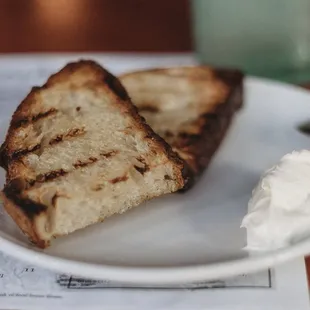 Sourdough Bread Starter w. olive oil butter &amp; sea salt
