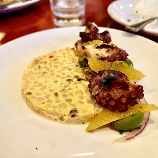 a plate of food on a table