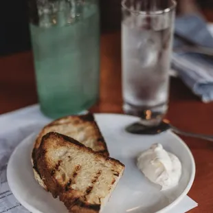 Sourdough Bread Starter w. olive oil butter &amp; sea salt