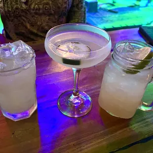 Handcrafted Rita, Mint Cucumber Daiquiri &amp; Spiked Peach Tea