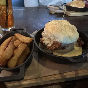Brisket Sloppy Joe sandwich