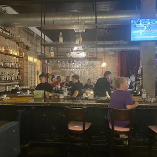 Nice bar area
