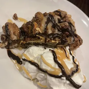 Chocolate Bourbon Pecan Tart