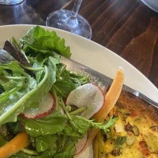 Chef's Quiche and side salad